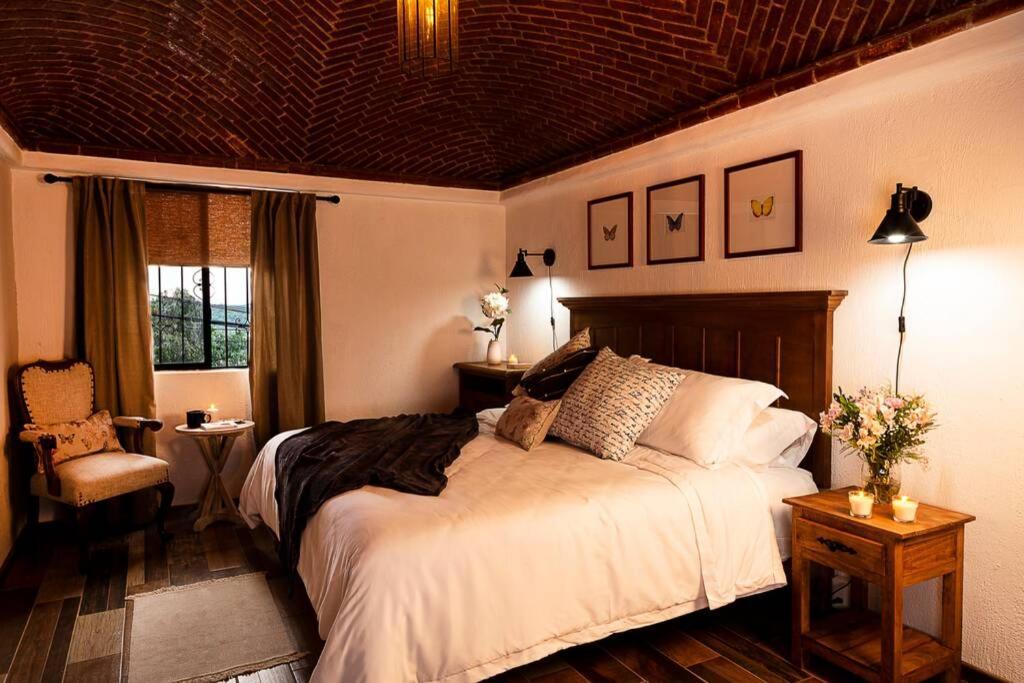 Casa Aurora, Estilo Rustico-Moderno, Guanajuato Vila Exterior foto